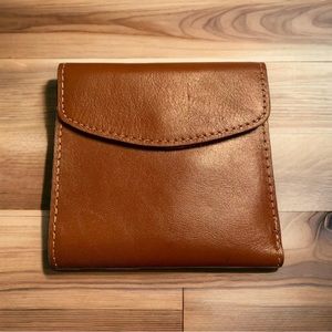 Patricia Nash Reiti Leather Bi-Fold Wallet with a dual-compartment and RFID prot